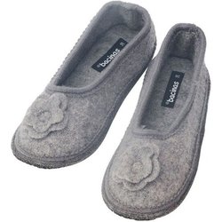 Bacinas Warme Ballerina Hausschuhe Damen Schurwolle Wollwalk Filzsohle