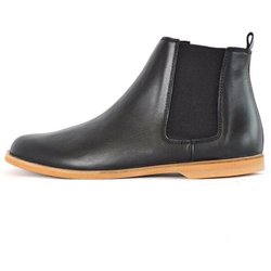 SORBAS '88 Leder Chelsea Boots in Schwarz