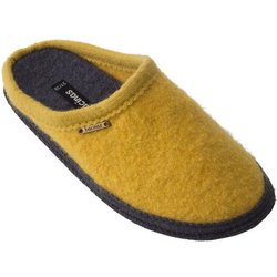 Bacinas Hausschuh Pantoffeln mit schwarzer Sohle aus 100% Wolle