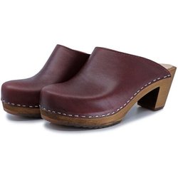 LIV - schwedische Holz Clogs von me&myclogs - high mid heel