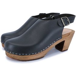 IDÉ - schwedische Holz Clogs von me&myClogs - high mid heel