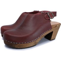 IDÉ - schwedische Holz Clogs von me&myClogs - high mid heel