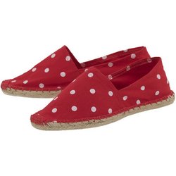 Japanwelt Espadrilles Classic Espadrilles Polka Dots Canvas Unix Gepunktete Sommer Slipper