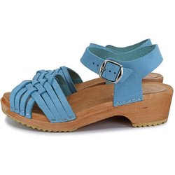 VAR - schwedische Holz Clogs Sandale von me&myclogs - low heel
