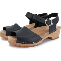 MILA - schwedische Holz Clogs Sandale von me&myclogs - low heel