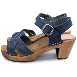 TILDE - schwedische Holz Clogs Sandale von me&myclogs - high mid heel