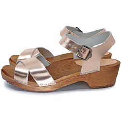 MÄRTA - schwedische Holz Clogs Sandale von me&myclogs - low heel