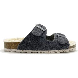 Vegane "thies ® Recycled Plush PET Bio Sandale" aus rec. PET & Biobaumwolle