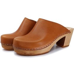 LIV - schwedische Holz Clogs von me&myclogs - high mid heel