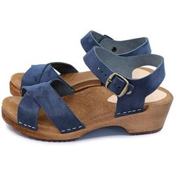 MÄRTA - schwedische Holz Clogs Sandale von me&myclogs - low heel