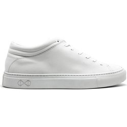 Veganer Sneaker aus Glas "nat-2 Sleek Low vegan white reflective" MEN