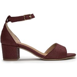 Nae Vegan Shoes NAE Cora Piñatex Bordeaux - Vegane Damensandalen
