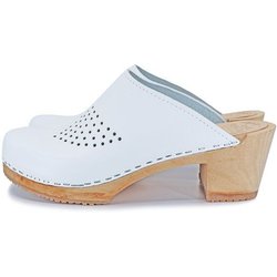 LIV - schwedische Holz Clogs von me&myclogs - high mid heel