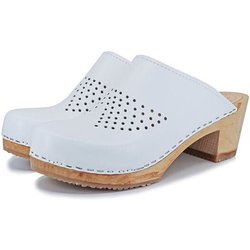 LIV - schwedische Holz Clogs von me&myclogs - high mid heel
