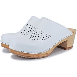 LIV - schwedische Holz Clogs von me&myclogs - high mid heel