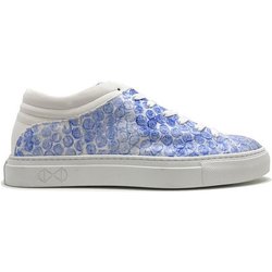 Veganer Sneaker "nat-2 Sleek Low Bubble Wrap" aus upcycled Luftpolsterfolie