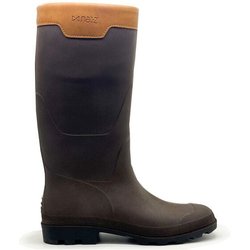 Veganer Gummistiefel "nat-2 Prime Bully coffee brown" aus Kaffeesatz und Kork