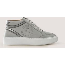 AGAZI BLANKA (grey) - apple leather sneakers (vegan, plant-based)