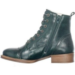Ten Points gefütterte Schnürstiefel, Pandora Boots, vegetabil gegerbtes Leder
