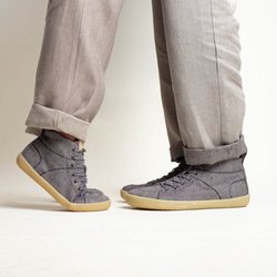 nahtur-design Barfußschuhe aus Bioleinen oder Loden, knöchelhoch, unisex