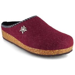 Tuffeln Vegane Damen Hausschuhe mit alpinem Charme und Kork-Latex Fußbett