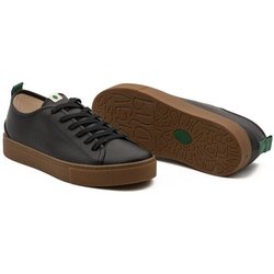Vesica Piscis Footwear NIKOLA VEGAN SNEAKER BLACK OF CORN