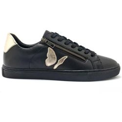 Schmetterlingsmuster Leder Sneaker Pédiconfort