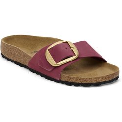 Leder-Sandalen für Frauen Birkenstock Madrid Big Buckle Nubuk