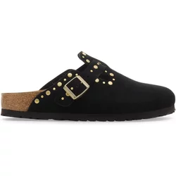 Nubukleder Sandalen mit Nieten Birkenstock Boston