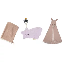 Geschenkset Schnuller + Waschlappen + Babytuch Fabelab Terry