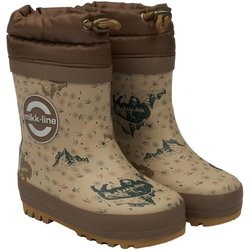 Kindergummistiefel mit winterlichen Verzierungen Mikk-Line