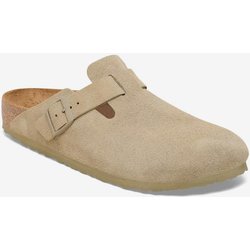 Birkenstock Boston Suede Schmal Clogs khakigrün - 37