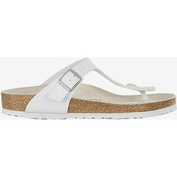 Birkenstock Gizeh Birko-Flor Sandalen reinweiß - 39