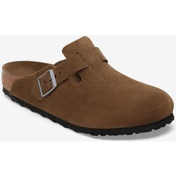 Birkenstock Boston Veloursleder schmal Clogs braun - 40