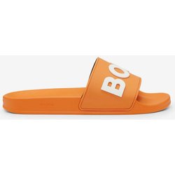 BOSS Big Logo Badesandalen orange/weiß - 39