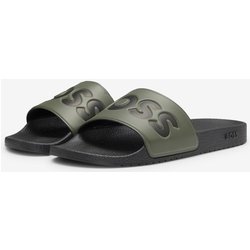BOSS Aryeh Slide Badesandalen grün/schwarz - 39