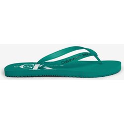 Calvin Klein Jeans Simply Logo Badesandalen dunkelgrün - 41