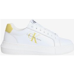 Calvin Klein Chunky Cupsole Damen Sneaker weiß/gelb - 36