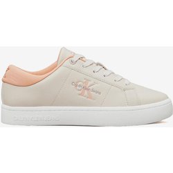 Calvin Klein Jeans Classic Cupsole Damen Sneaker cremeweiß/rosa - 36
