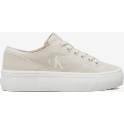 Calvin Klein Vulc Flatform Low Damen Sneaker hellbeige/weiß - 38