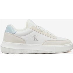 Calvin Klein Chunky Cupsole Low Mix Damen Sneaker weiß/beige/blau - 36