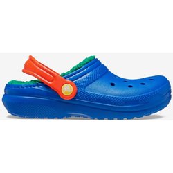 Crocs Classic Lined Clog K Kinder Clog blau/orange/grün - 29-30