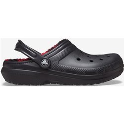 Crocs Classic Lined Buff Check Clog schwarz rot - 36-37