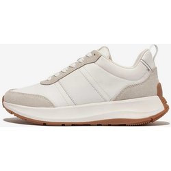 FitFlop F-Mode Flow Leather Damen Sneaker schneeweiß - 36