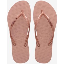 Havaianas Slim Logo Metallic Damen Flip-Flops beige/gold - 33-34