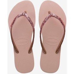 Havaianas Slim Glitter II Damen Flip-Flops rosa/gold - 35-36