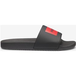 HUGO Timein Slide Badesandalen schwarz/rot - 43