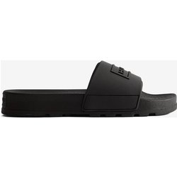 Hunter Core Embossed Badesandalen schwarz - 36