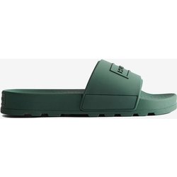 Hunter Core Embossed Badesandalen dunkelgrün - 36
