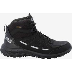 Jack Wolfskin Woodland 2 Texapore Mid Damen Wanderschuhe schwarz - 36